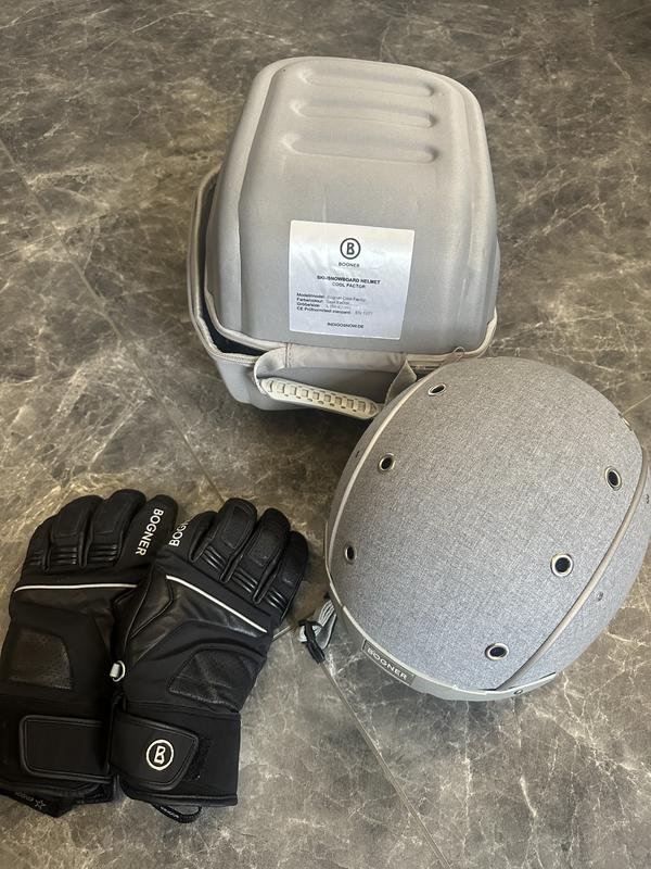 Uomo Bogner Casco Argento L