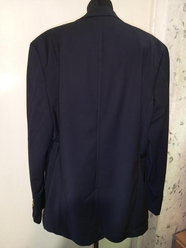 Men DRYKORN Blazer Navy Wool 44 / XXL / 52