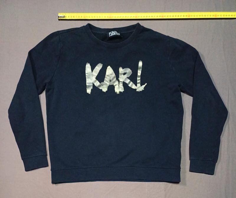 Женский Karl Lagerfeld Реглан Чёрный Хлопок 38 / M