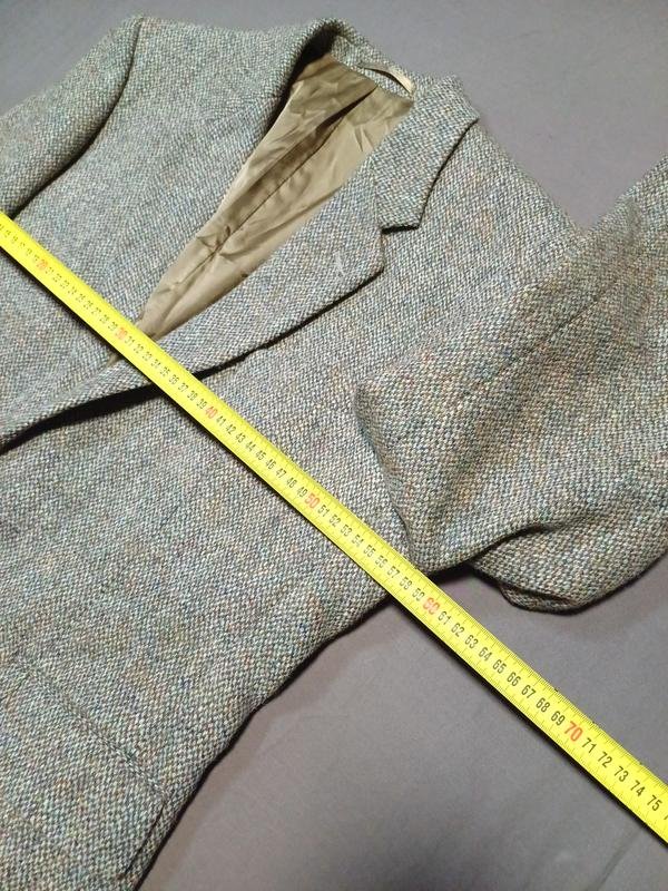 Мужской Harris Tweed Пиджак Серебристый Шерсть 42