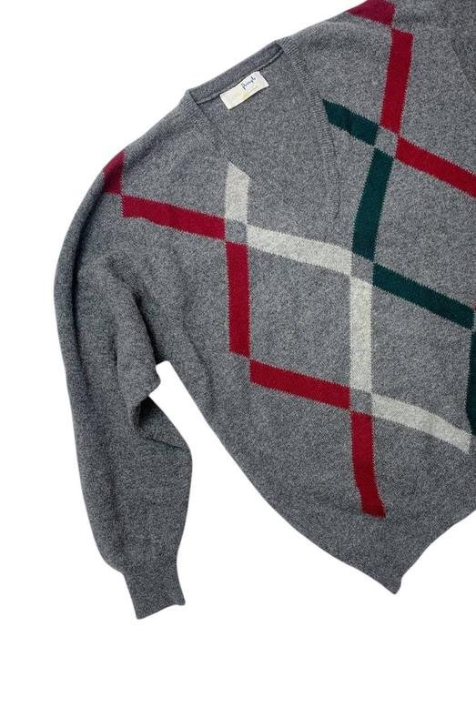 Herren Pringle of Scotland Pullover Grau Wolle 40