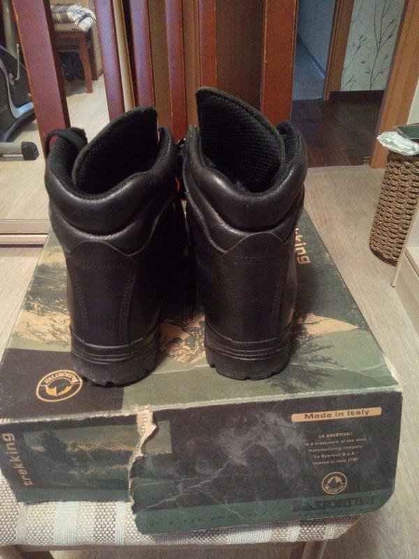 Homme La Sportiva Bottes Noires Cuir 42