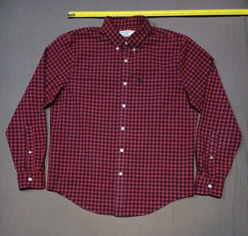 Men Abercrombie & Fitch Shirt Black Cotton L