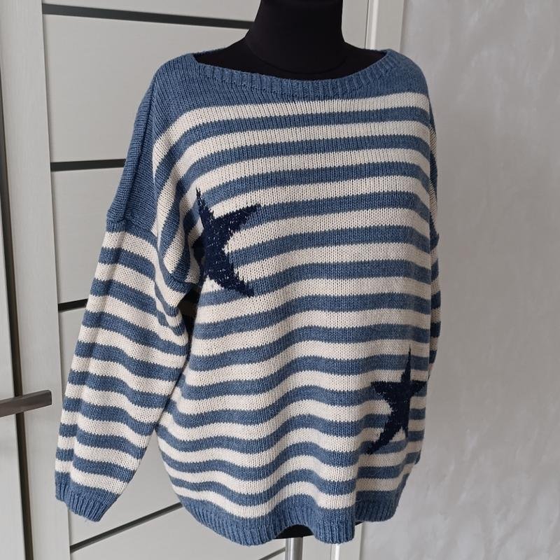 Женский AMI Свитер Белый Альпака M-L