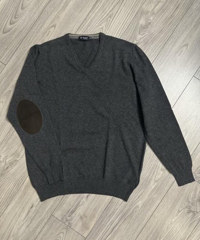 Men Hackett Sweater Grey Viscose 42 / XL / 50