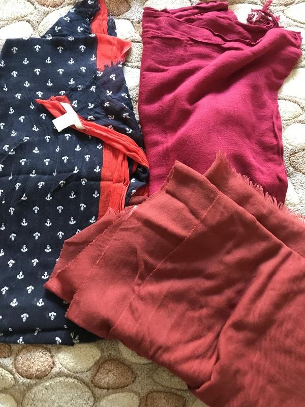 Écharpe Banana Republic Rouge Viscose