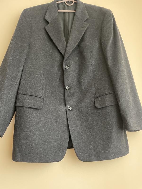 Men Barutti Blazer Grey Wool 40 /L / 48