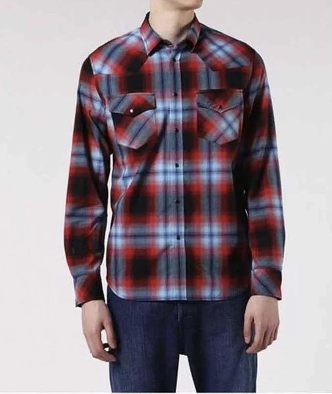 Men Diesel Shirt Multicolor 36 / S / 44