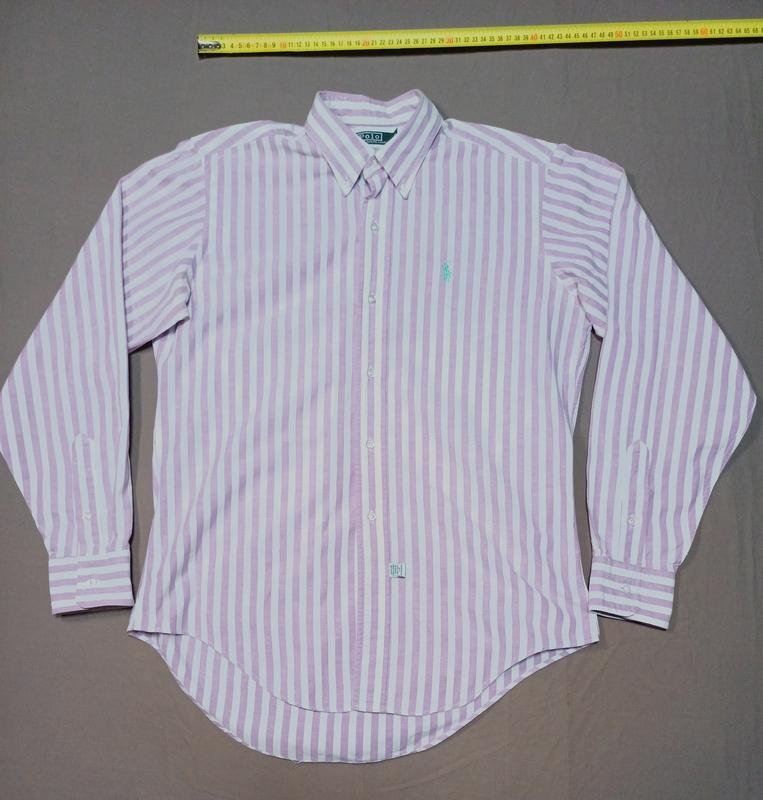 Men Polo Ralph Lauren Shirt Purple Cotton 38 / M /