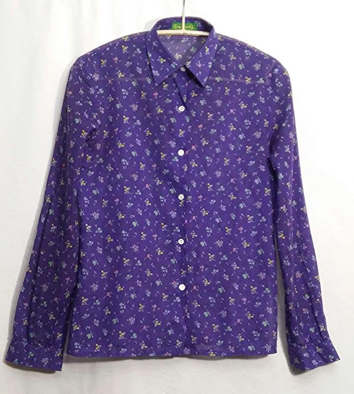 Women Cacharel Shirt Lilac Cotton 36 / S / 44