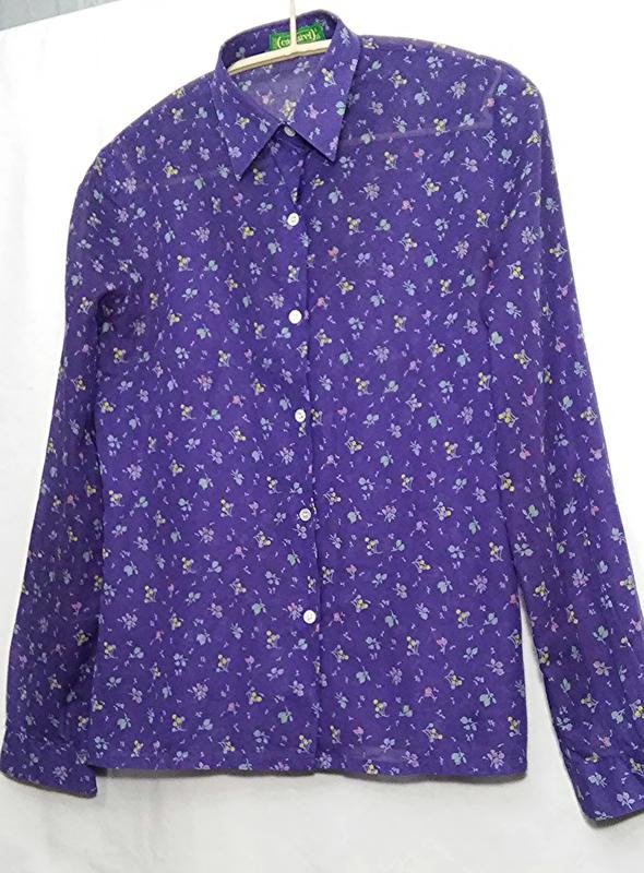 Women Cacharel Shirt Lilac Cotton 36 / S / 44