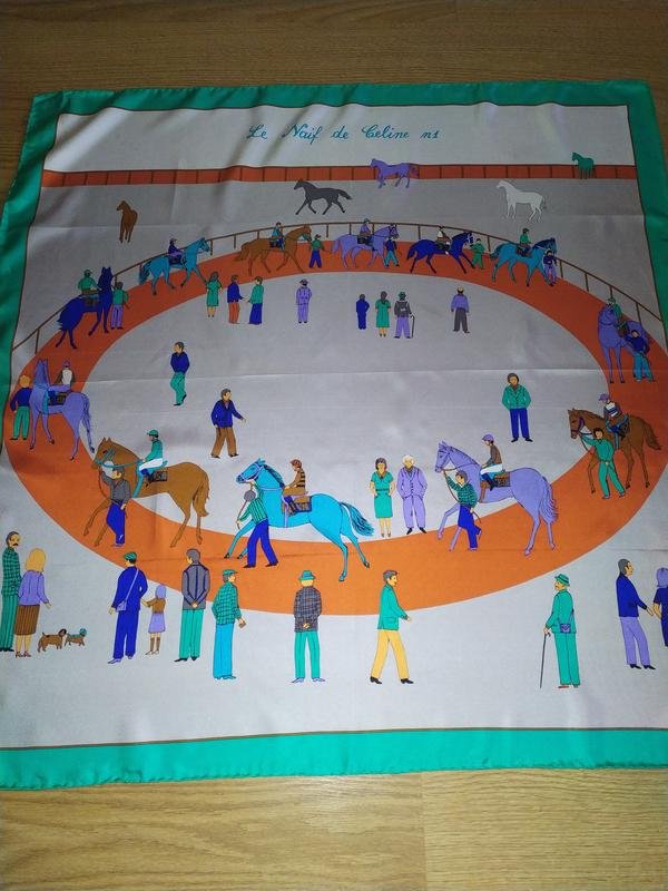 Celine Sciarpa Grigia Sete