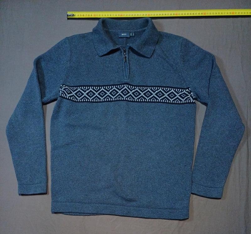 Men Mexx Sweater Grey Cotton 38 / M / 46
