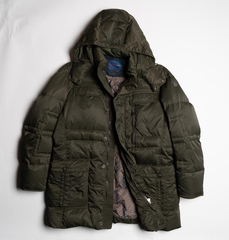 Мужской Trussardi Пуховик Хаки 44 / XXL / 52