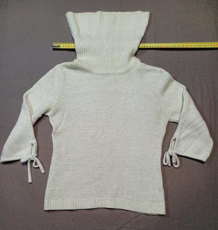 Женский r.leezio Свитер Белый Эластан 36 / S / 44