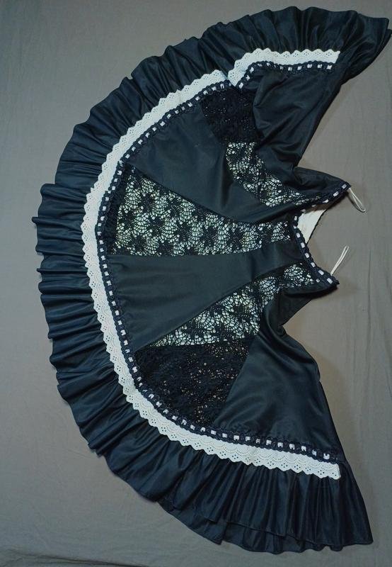 Женская KUVASZ Юбка Чёрная Хлопок 38 / M / 46