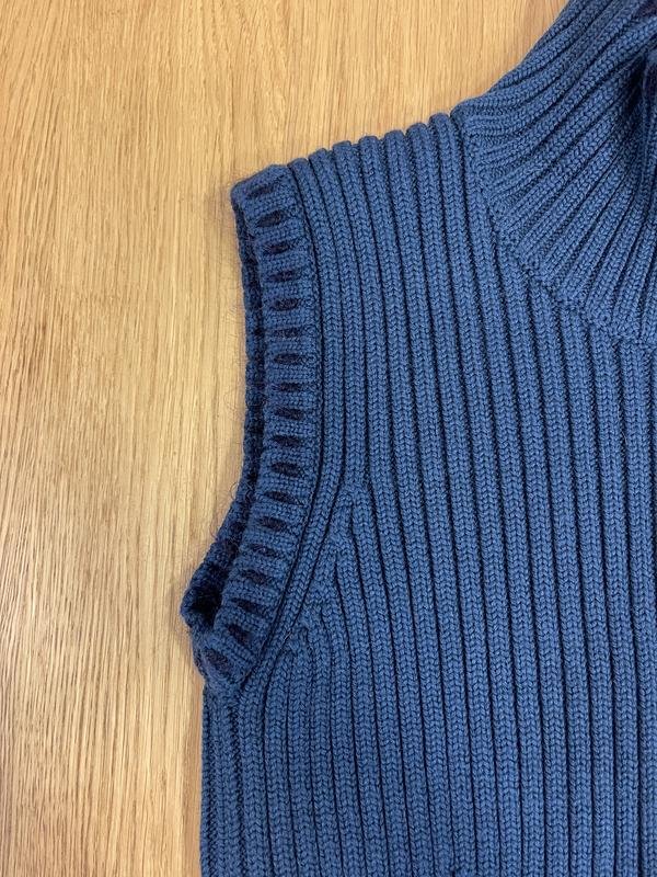 Women Christian Dior Vest Navy Wool 38 / M / 46