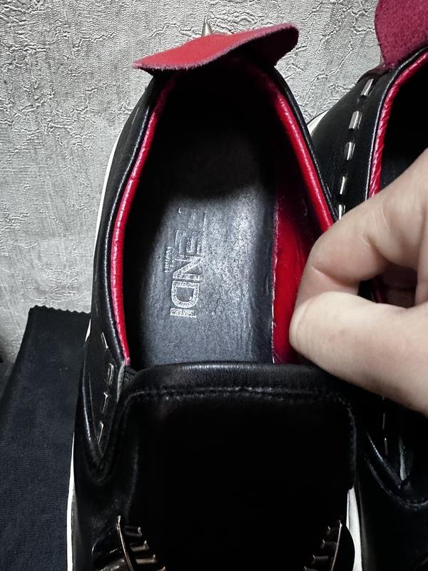 Homme Fendi Mocassins Noir Cuir 43