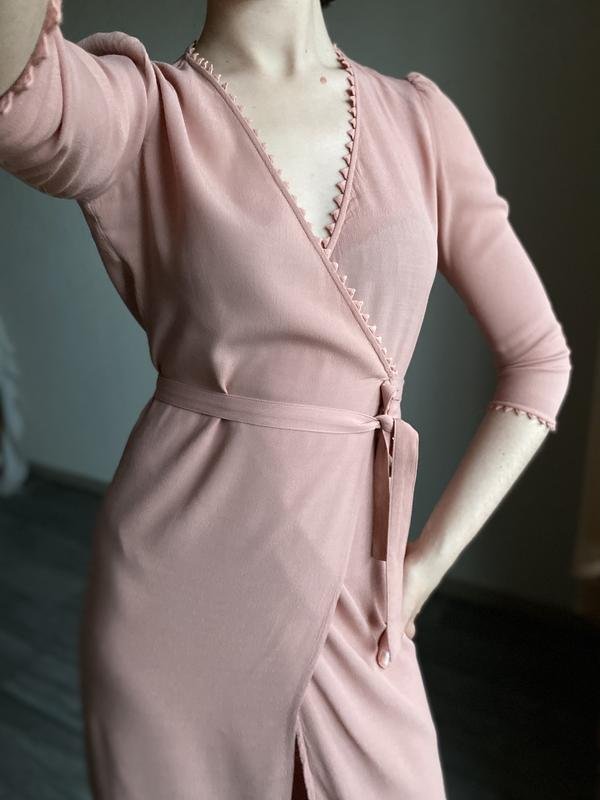 Женское Ba&sh Платье Розовое Вискоза 34 / XS / 42