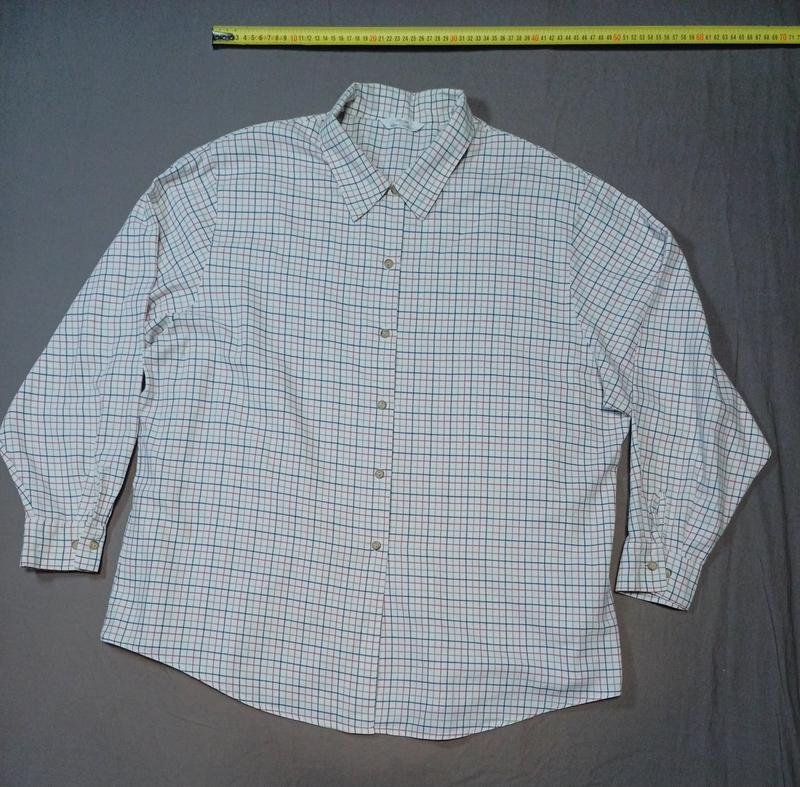 Мужской Marks & Spencer Рубашка Белая Хлопок 46 /