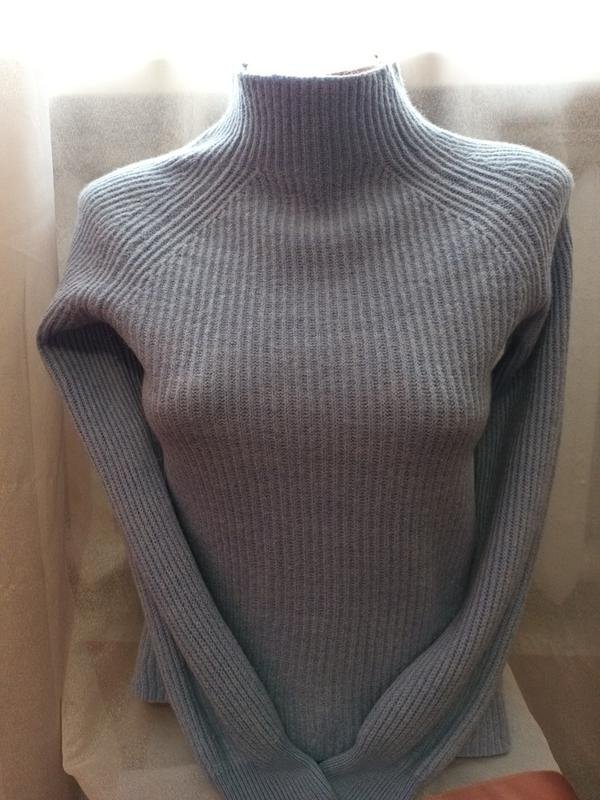 Femme Gant Pull Bleu Laine 34 / XS / 42