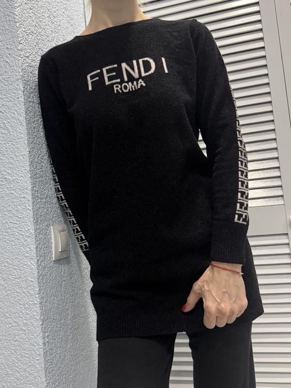 Femme Fendi Robe Noir 36 / S / 44