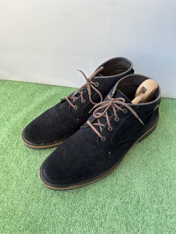 Homme Camel Active Bottes Bleu Marine Suède 45