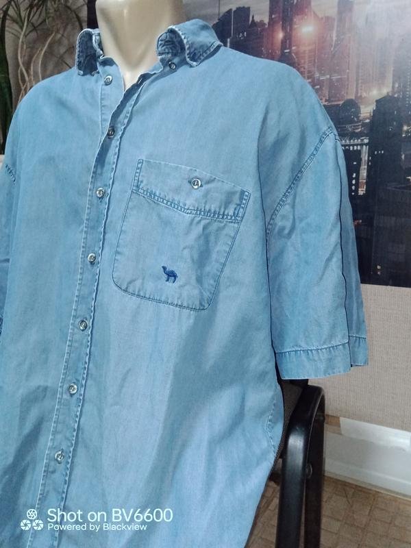 Homme Camel Active Chemise Turquoise Denim 38 / M