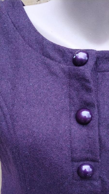 Женский American Vintage Сарафан Сиреневый Шерсть