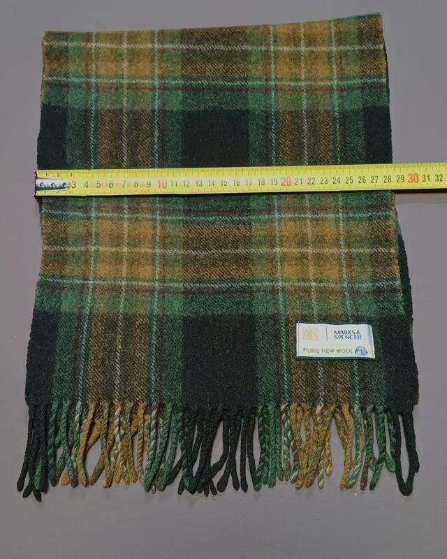 Men Marks & Spencer Scarf Brown Wool