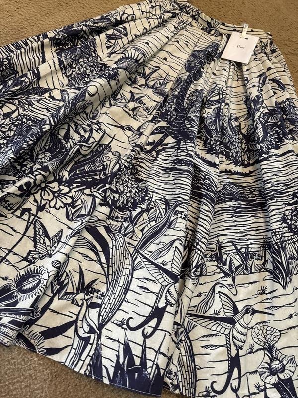 Femme Christian Dior Jupe Blanche S