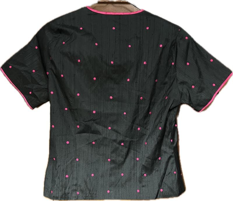 Женский American Vintage Пиджак Чёрный Шелк 38