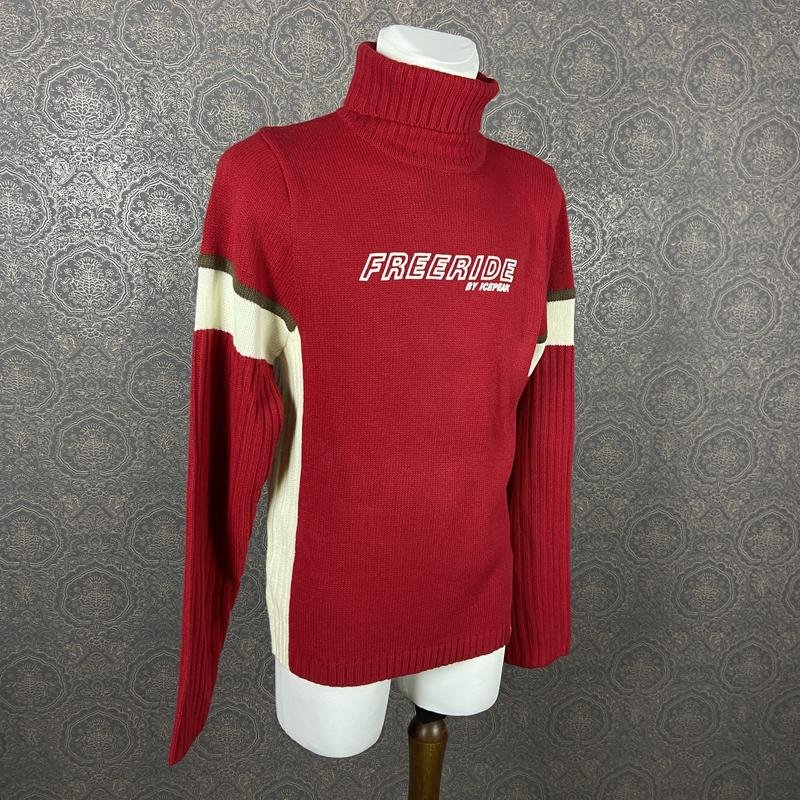 Men Icepeak Sweater Red Acrylic 38 / M / 46