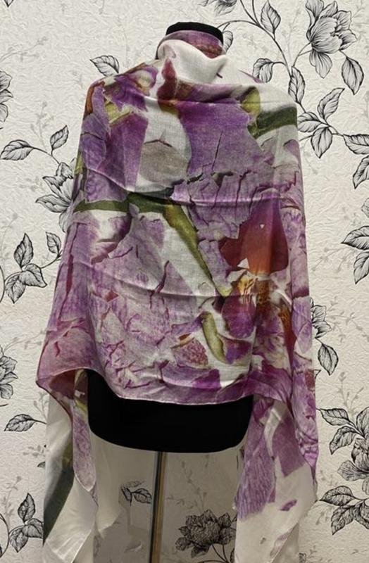 Akris Schal Mehrfarbig Kaschmir 200x68cm