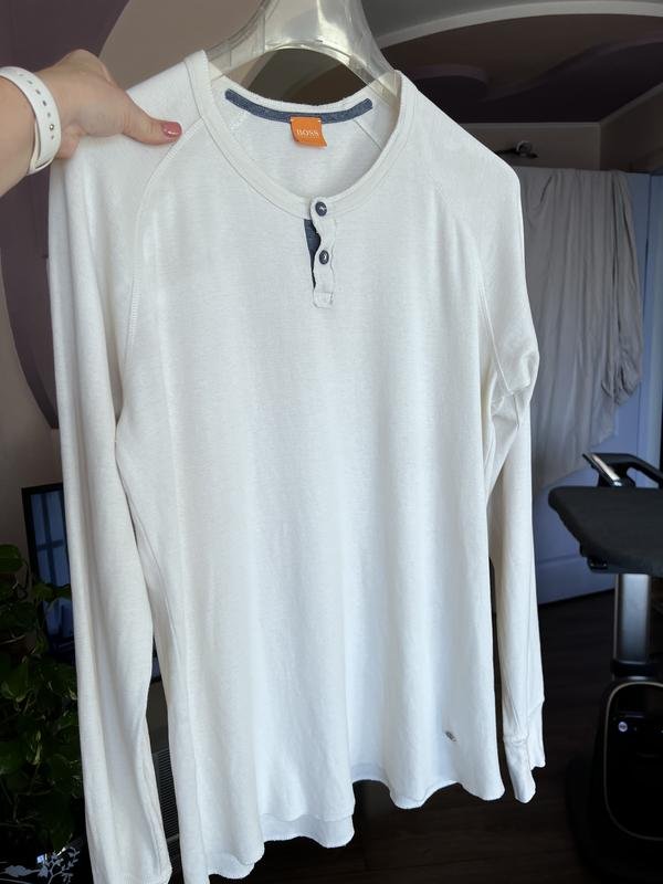 Мужская BOSS Orange Кофта Бежевый Хлопок 42 / XL /