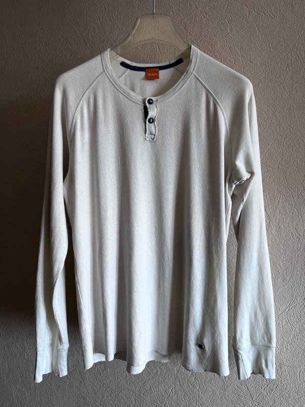 Мужская BOSS Orange Кофта Бежевый Хлопок 42 / XL /