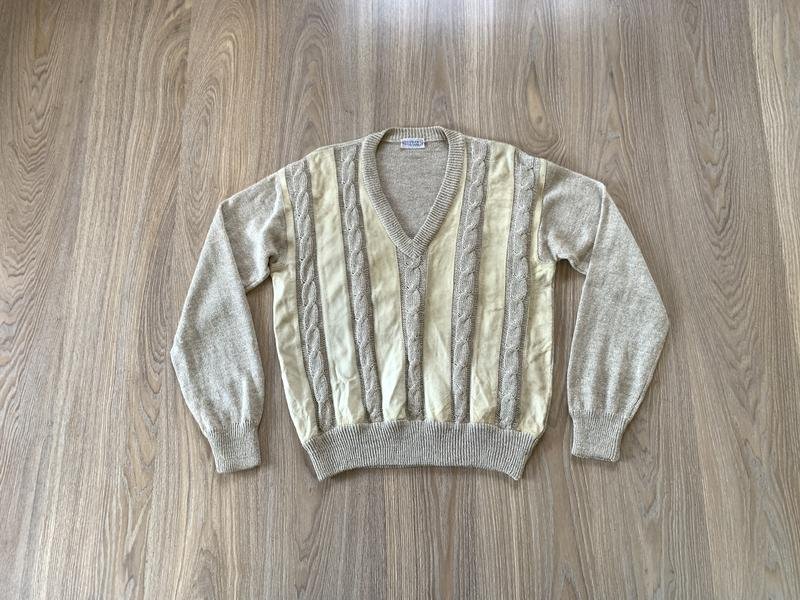 Homme Gianfranco Ferre Pull Beige Suède 38 / M /