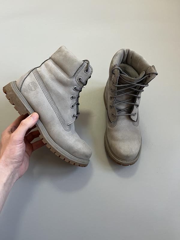 Donna Timberland Stivali Grigio Nubuck 38