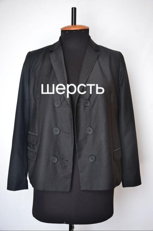 Women Tibi Blazer Black Wool 34 / XS / 42