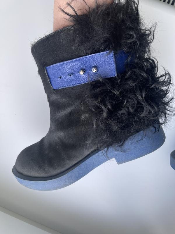 Women Ash Boots Black Leather 36