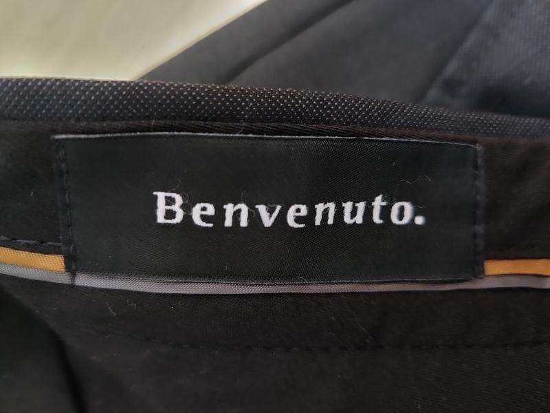 Мужские Benvenuto Брюки Чёрные Шерсть 33 / L / 48