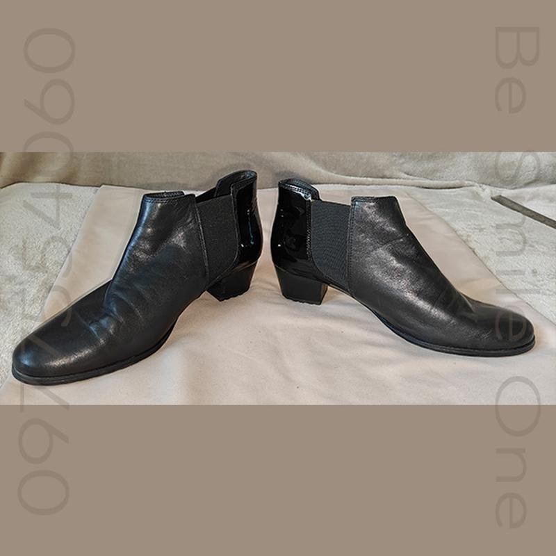 Damen Sioux Stiefeletten Schwarz Leder 41.5