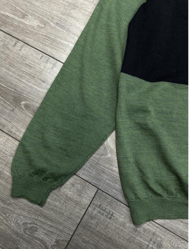 Herren Barbour Pullover Grün Wolle 40 /L / 48