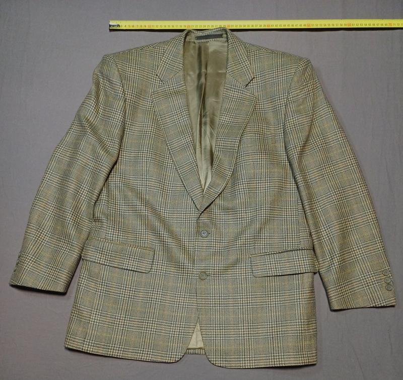 Men Brook Taverner Blazer Khaki Wool 38 / M / 46