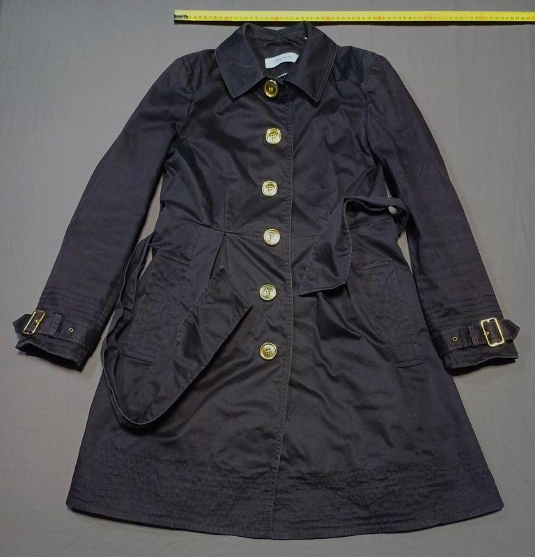 Женский ZARA Плащ Коричневый Хлопок 40