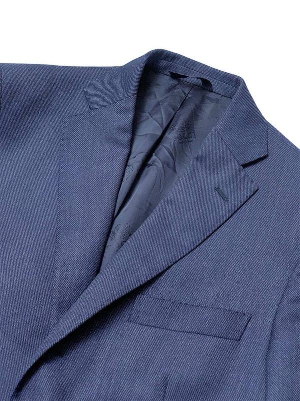 Homme Boggi Milano Blazer Bleu Marine Laine 36 / S