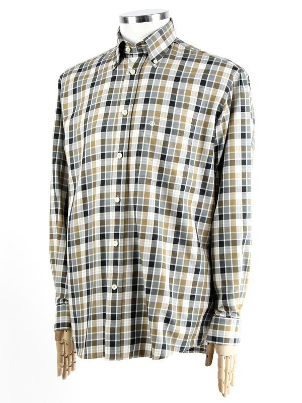 Homme Bogner Chemise Beige Coton 42 / XL / 50