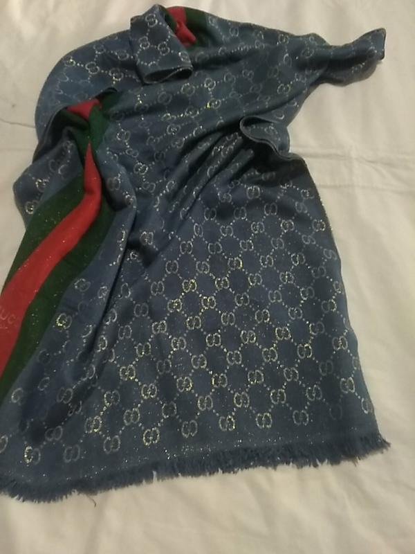 Damen Gucci Schal Mehrfarbig Seide 70x180