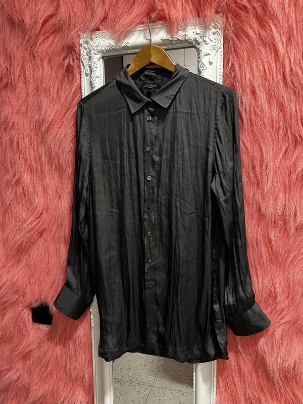 Femme Banana Republic Chemise Gris Viscose 40 / L