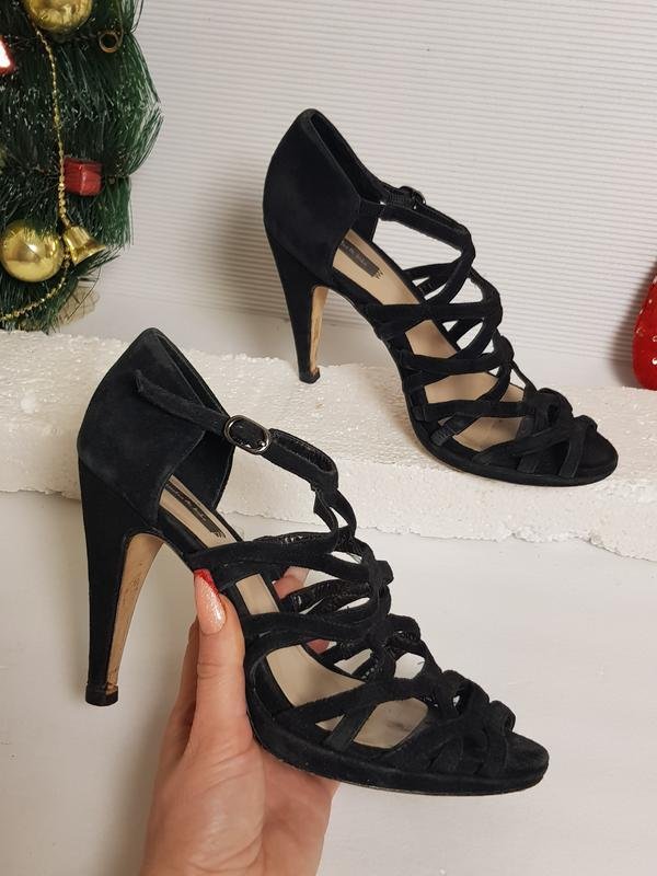 Damen Bimba y lola Absätze Schwarz Wildleder 38